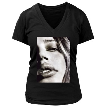 Estella Warren Women's Deep V-Neck TShirt