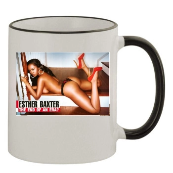 Esther Baxter 11oz Colored Rim & Handle Mug