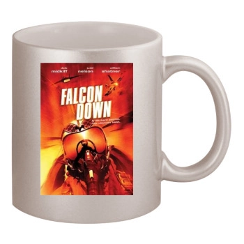 Falcon Down (2001) 11oz Metallic Silver Mug