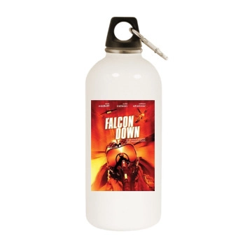 Falcon Down (2001) White Water Bottle With Carabiner