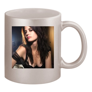 Eva Green 11oz Metallic Silver Mug