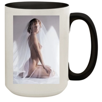 Eva Herzigova 15oz Colored Inner & Handle Mug