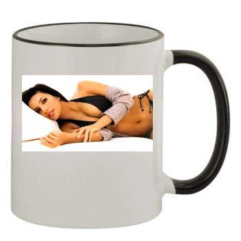 Eva Longoria 11oz Colored Rim & Handle Mug