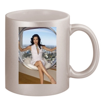 Eva Longoria 11oz Metallic Silver Mug