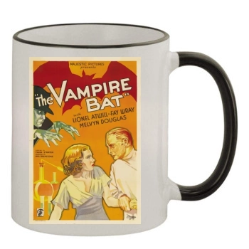The Vampire Bat (1933) 11oz Colored Rim & Handle Mug