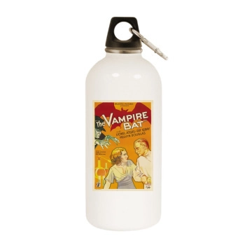 The Vampire Bat (1933) White Water Bottle With Carabiner