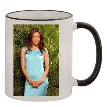 Eva Longoria 11oz Colored Rim & Handle Mug