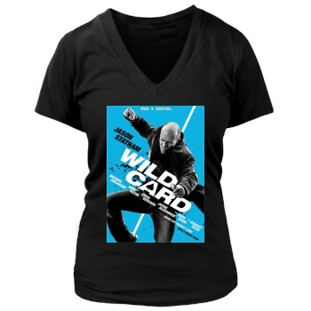 Wild Card (2015) Women's Deep V-Neck TShirt