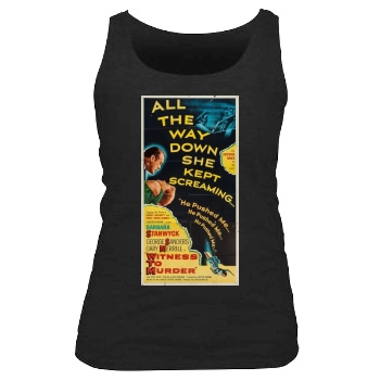 Witness to Murder (1954) Women's Tank Top