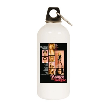 Women in Trouble (2009) White Water Bottle With Carabiner