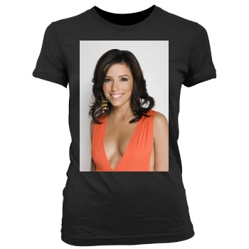 Eva Longoria Women's Junior Cut Crewneck T-Shirt