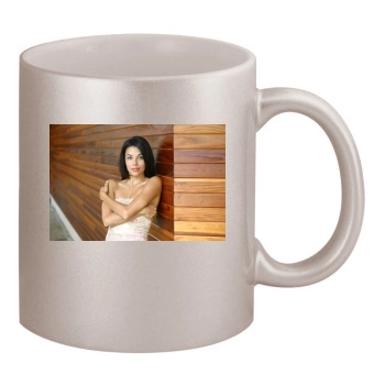 Eva Longoria 11oz Metallic Silver Mug