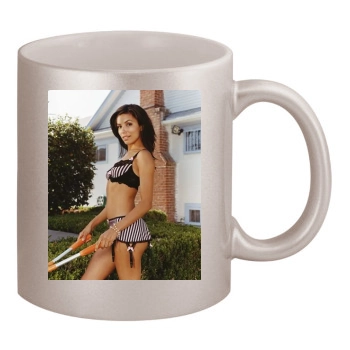 Eva Longoria 11oz Metallic Silver Mug