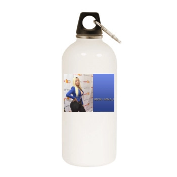 Nicki Minaj White Water Bottle With Carabiner