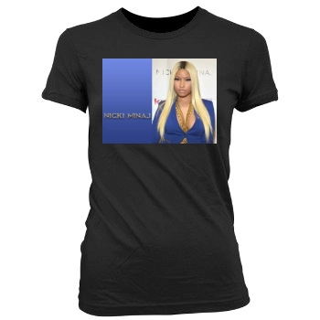 Nicki Minaj Women's Junior Cut Crewneck T-Shirt