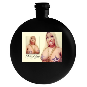 Nicki Minaj Round Flask