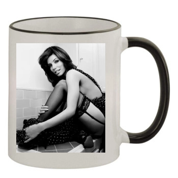 Eva Longoria 11oz Colored Rim & Handle Mug