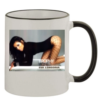 Eva Longoria 11oz Colored Rim & Handle Mug