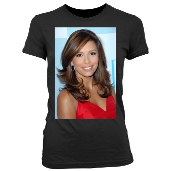 Eva Longoria Women's Junior Cut Crewneck T-Shirt