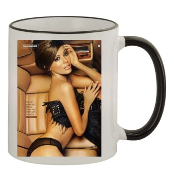 Eva Longoria 11oz Colored Rim & Handle Mug