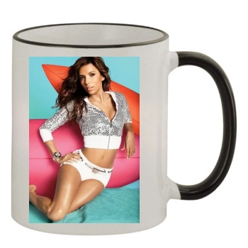 Eva Longoria 11oz Colored Rim & Handle Mug