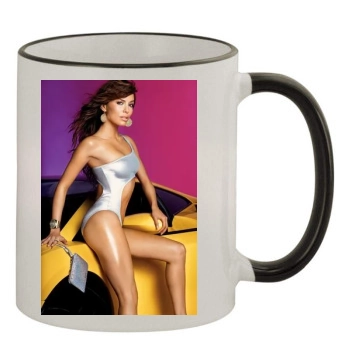 Eva Longoria 11oz Colored Rim & Handle Mug