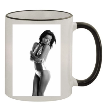 Eva Longoria 11oz Colored Rim & Handle Mug