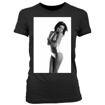 Eva Longoria Women's Junior Cut Crewneck T-Shirt