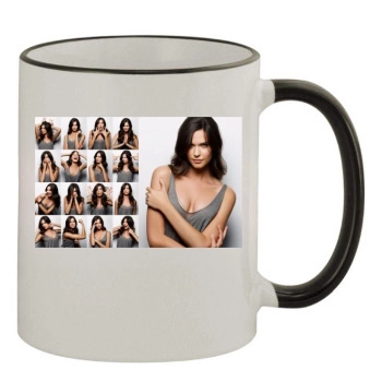 Odette Annable 11oz Colored Rim & Handle Mug