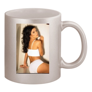 Eva Longoria 11oz Metallic Silver Mug