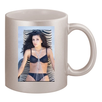 Eva Longoria 11oz Metallic Silver Mug