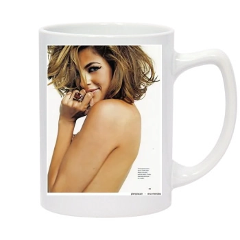 Eva Mendes 14oz White Statesman Mug