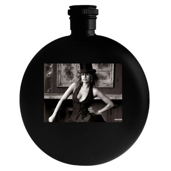 Eva Mendes Round Flask