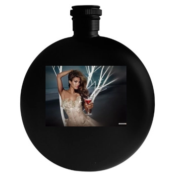 Eva Mendes Round Flask