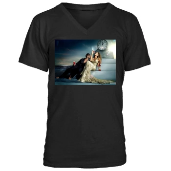 Eva Mendes Men's V-Neck T-Shirt