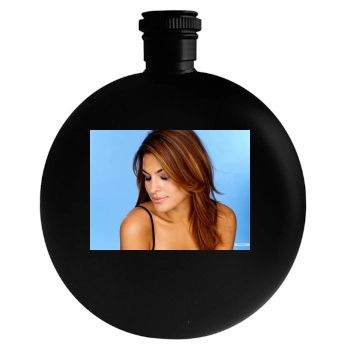 Eva Mendes Round Flask