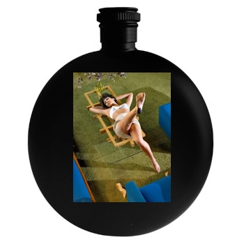 Eva Mendes Round Flask