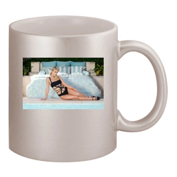 Paris Hilton 11oz Metallic Silver Mug