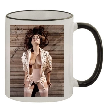 Eva Mendes 11oz Colored Rim & Handle Mug