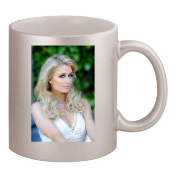 Paris Hilton 11oz Metallic Silver Mug