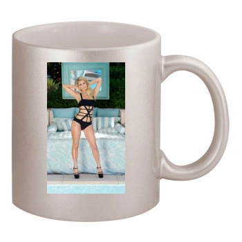 Paris Hilton 11oz Metallic Silver Mug