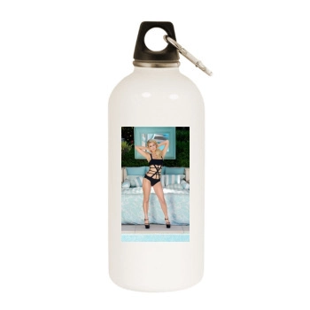 Paris Hilton White Water Bottle With Carabiner