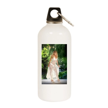 Paris Hilton White Water Bottle With Carabiner