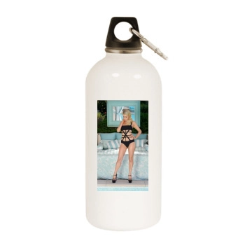 Paris Hilton White Water Bottle With Carabiner