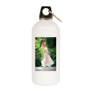 Paris Hilton White Water Bottle With Carabiner