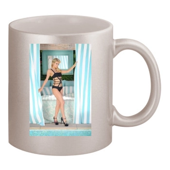 Paris Hilton 11oz Metallic Silver Mug