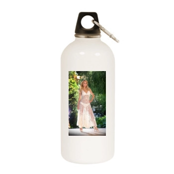 Paris Hilton White Water Bottle With Carabiner