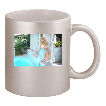 Paris Hilton 11oz Metallic Silver Mug