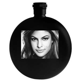 Eva Mendes Round Flask