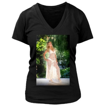 Paris Hilton Women's Deep V-Neck TShirt